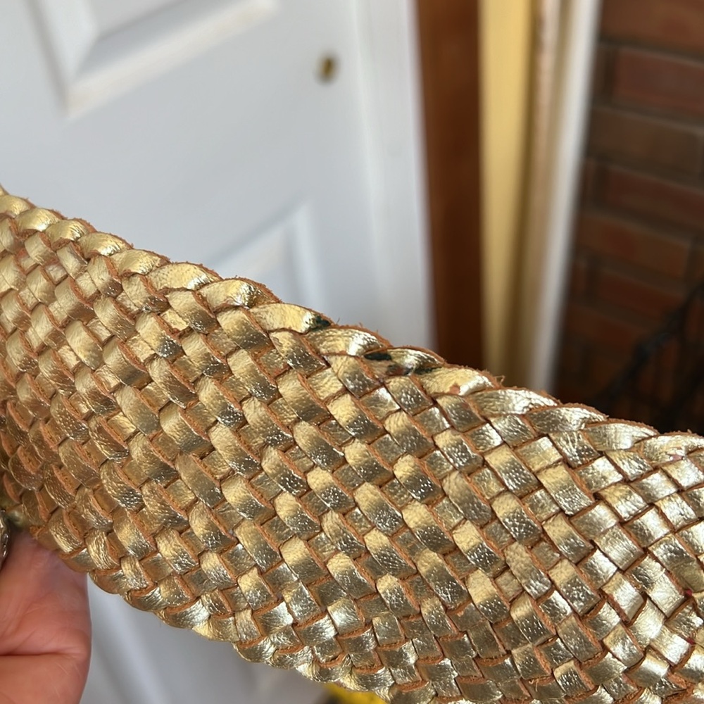 NWT Chico’s Rapunzel Slouch Gold Belt - Picture 6 of 8